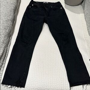 Agolde Women's Toni Jeans washed black size 26